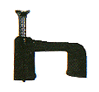 Dual RG6 Cable Clips